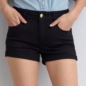 Black American Eagle High Waisted Shorts NWOT